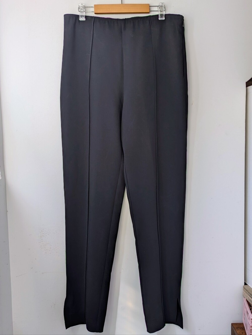 Cinq à Sept Brianne Slim Fit Black Trouser Pant - Picture 4 of 14